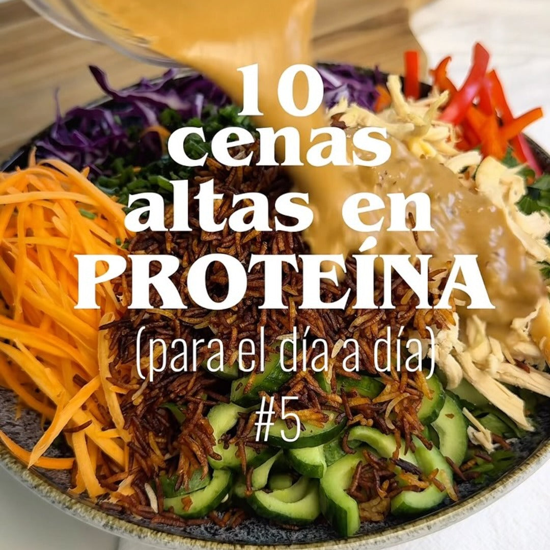 Crunchy rice salad con pollo y aderezo cremoso de jengibre - receta de Jana Magen